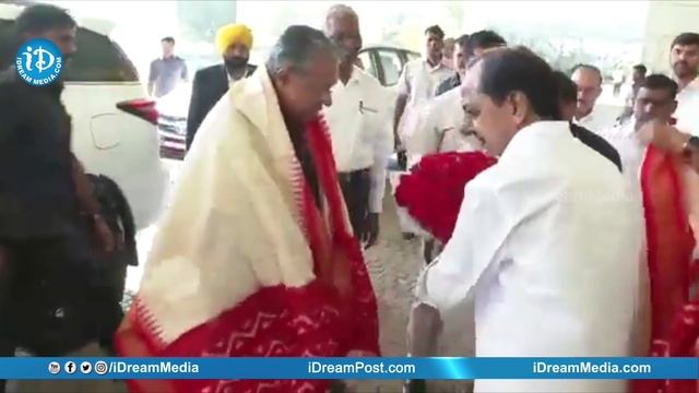 Telangana CM KCR meeting With Delhi CM Arvind Kejriwal,Punjab CM Bhagwant, Kerala CM Pinarayi смотреть онлайн