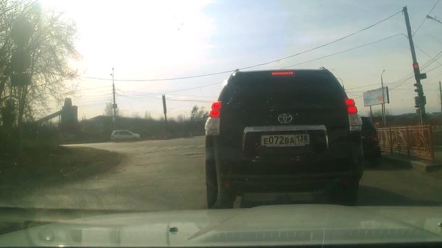 ДТП на Трактовой. город Иркутск
