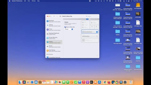 HOW TO SHOW OR HIDE DISPLAY IN MENU BAR IN MACOS MONTEREY 12.1 смотреть онлайн