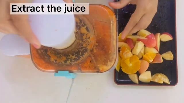 Carrots, apple and orange fruit juice | summer drink смотреть онлайн