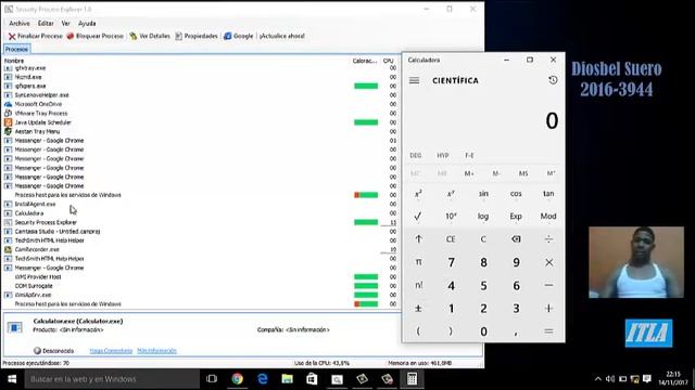Simulador de procesos en Windows 7 No Diosbel Suero prof Jose E Doe