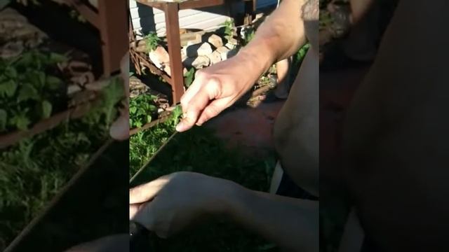 нож из напильника, закалка смотреть онлайн