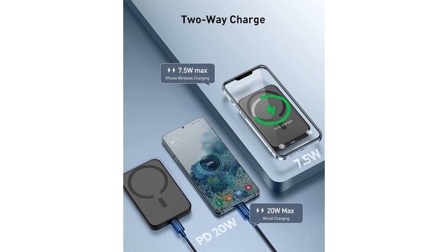 Baseus Magnetic Power Bank 6000mAh 20W Review for MagSafe: A must-have for iPhone 14/13/12 Series ( смотреть онлайн