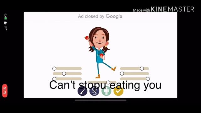 Girl creates apple lyrics to show she likes apples video story maker смотреть онлайн