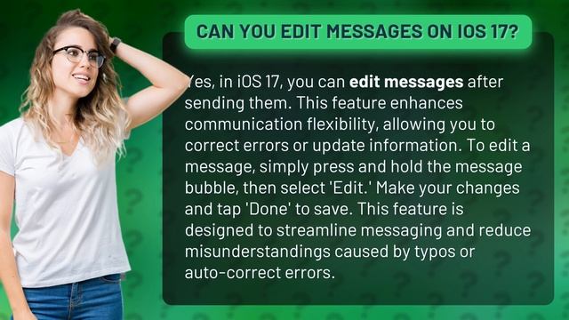 Can you edit messages on iOS 17? смотреть онлайн