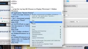 Choose to Display Hidden + Minimized Windows from a List Free on Mac