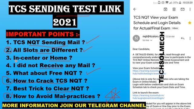 TCS NQT Sending Test link 🔥|| Not receive || Pattern || Exam date & Slots || How to crack 👍