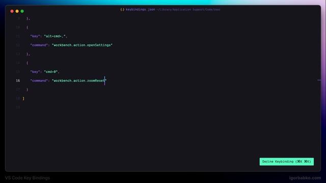 VS Code Productivity | My Hot Keys #1 - General Key Bindings