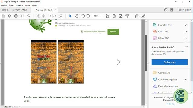 Office 2010 - Aula 9 - Convertendo arquivo word para pdf online смотреть онлайн