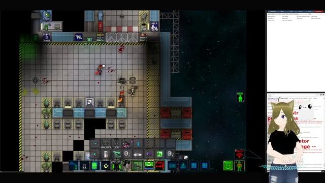 Space Station 13: Breaking space windows to deplete the oxygen! смотреть онлайн