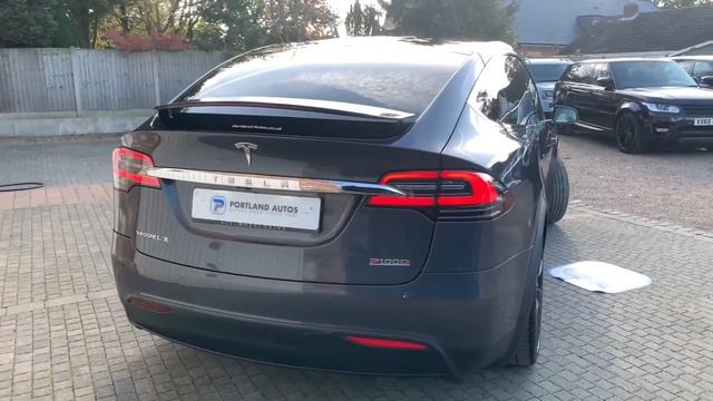 2017/66 TESLA MODEL X P100DL LUDICROUS IN MIDNIGHT SILVER METALLIC WITH WHITE LEATHER INTERIOR смотреть онлайн