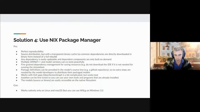 OMNeT++ 2022: Creating and Sharing Reproducible Simulations Using the NIX Package Manager