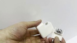 Адаптер-переходник Europlug (Евровилка) для блоков питания Apple MacBook/iPad/iPhone, белый