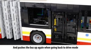 LEGO Technic MAN lion's city Articulated bus