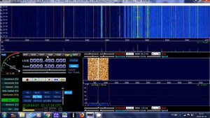 HAARP Alaska CW Carrier test received 9500 Khz Shortwave