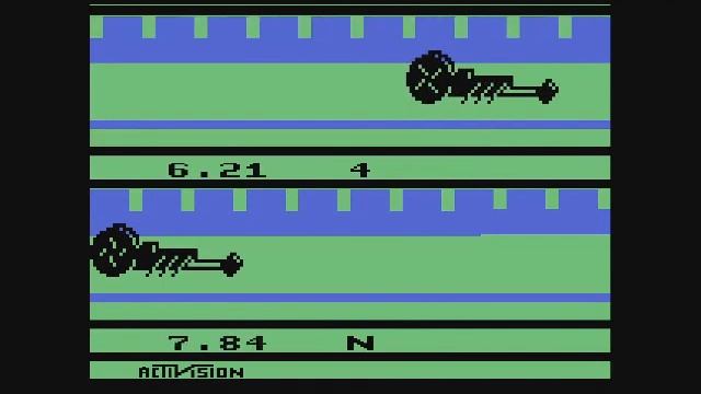 Dragster (1980, Atari 2600) - TTS Game Review #1 смотреть онлайн