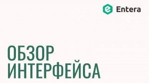 Сервис Entera –Интерфейс сервиса распознавания первички