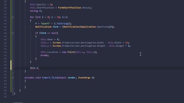 Code Custom Notifications, Using C#!