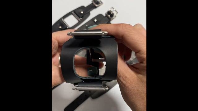 wide Leather cuff band compatible with Apple watch 38 40 41 42 44 45 49 mm, Handmade UA code 1335 смотреть онлайн