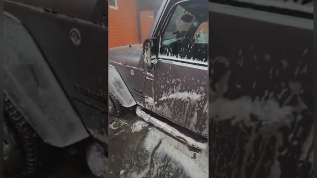 Химоза !!! Полный обзор работы бесконтактного автошампуня на мойке самообслуживания. car wash