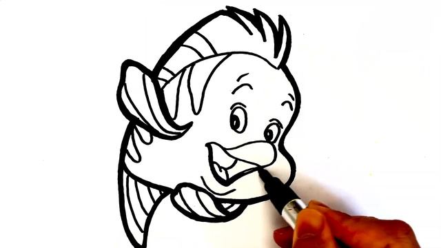 Bolalar uchun Balyk rasm chizish/Drawing a Fish for children/Рисование Рыбка для детей смотреть онлайн