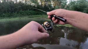 Нано рыбалка на нано рыбу с CF nano zero Air