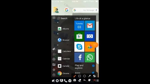 How to make any android phone into windows 10// kisi bhi bhi android phone ko kaise windows 10 bany смотреть онлайн