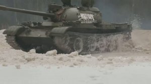 Дрифт на танке т 55, Drift on the t 55