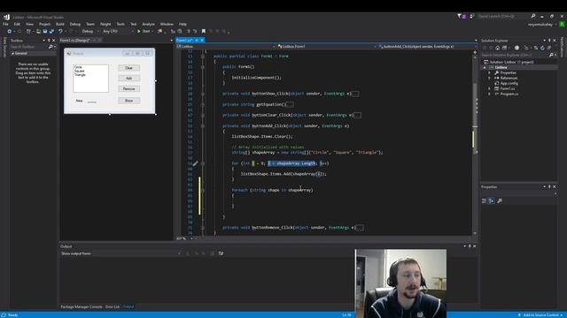 Implement and use a for EACH loop