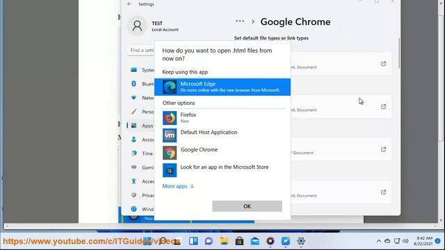 Change Default Browser in Windows 11 смотреть онлайн