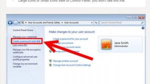 How to Create a Windows 7 Password Reset Disk