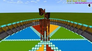 Last Breath Sans Phase 3 vs Siren Head in Minecraft Mod Addon