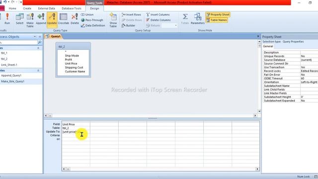 How to Create an Update Query in Microsoft Access | MS Access Tutorials |#advancedexcel #automation