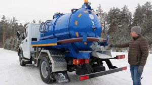 Компактная вакуумная ассенизаторская машина МВ-4 ГАЗ NEXT от НПО _ВЕКТОР_