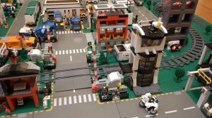 LEGO Railway Crossing from AnGL (February 2014) | Лего автоматический железнодорожный переезд