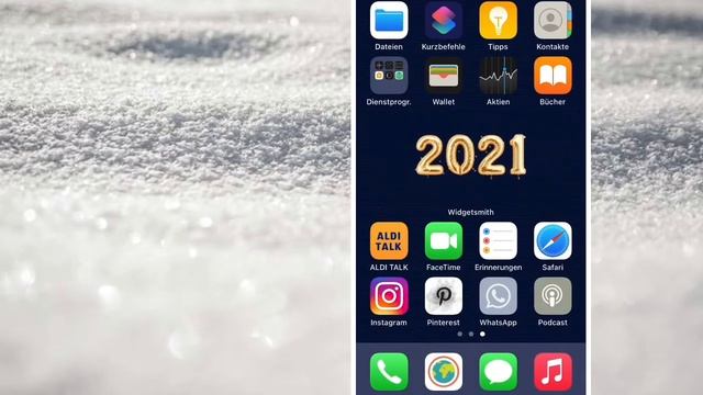 WINTER WONDERLAND SMARTPHONE MAKEOVER/ ICONS/ WIDGETS/ IOS 14