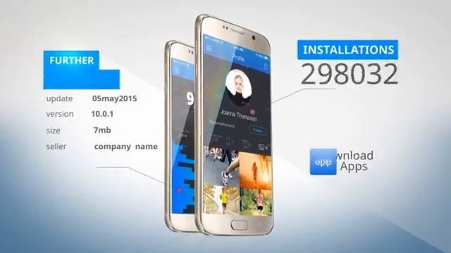 Android App Promotion After Effects Template смотреть онлайн