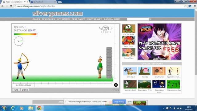 NOOOO so close |Apple Shooter смотреть онлайн