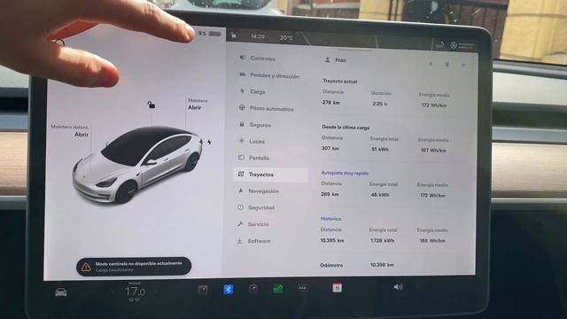 Me sorprende el CONSUMO a ALTA velocidad del TESLA MODEL 3 смотреть онлайн
