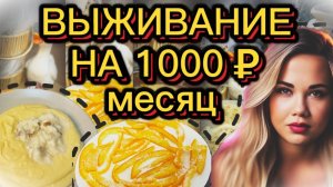 ЖИВЁМ НА 1000 РУБЛЕЙ МЕСЯЦ В 2024 году с человека! ДЕНЬ 17-18.Дешевые продукты и экономные рецепты!