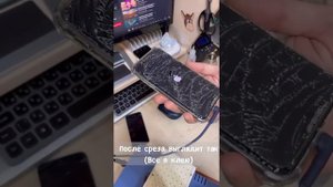 Замена стекла дисплея на примере айфона 11
