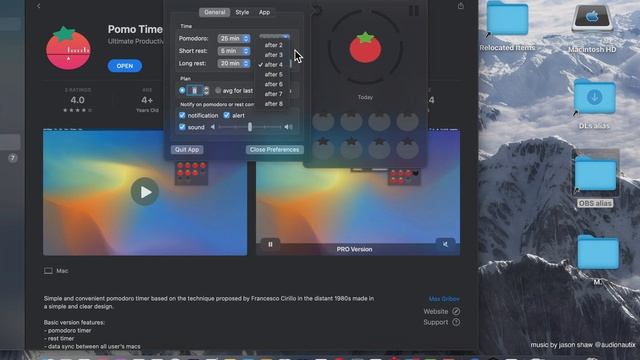 [MAC] Pomo Timer App from Mac App Store (Basic Overview) смотреть онлайн