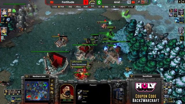 WC3 - TP League S1 - Group A - WB Semi: [HU] Fortitude vs. Anxi [UD] смотреть онлайн