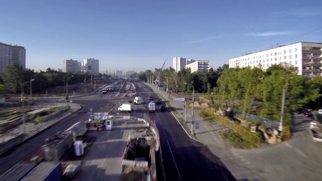 Аминьевское шоссе строительство эстакады