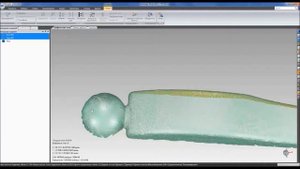 Курс обучения "Geomagic Wrap". Техника сшивания сканов с помощью сферы