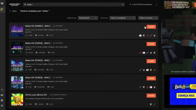 COMO USAR O CURSE FORGE no MINECRAFT - ATUALIZADO 2024 смотреть онлайн