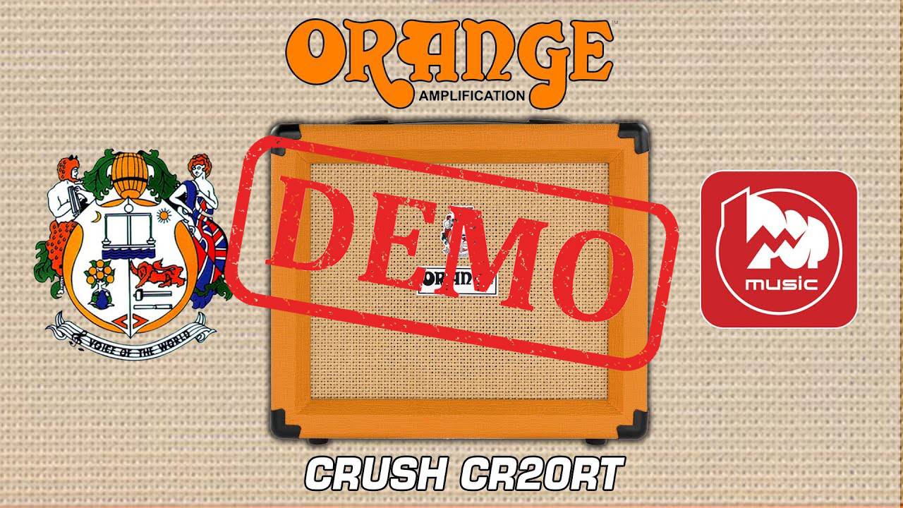 ГИТАРНЫЙ КОМБО ORANGE CRUSH CR20RT - демонстрация звучания