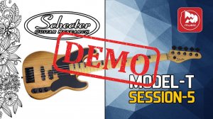 Бас-гитара SCHECTER MODEL-T SESSION-5 - демонстрация звучания