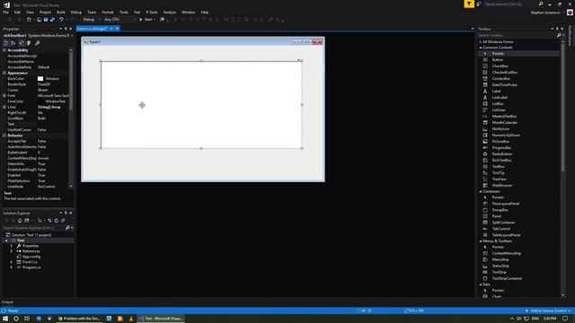 Setting the Scroll Bars in Visual Studio смотреть онлайн