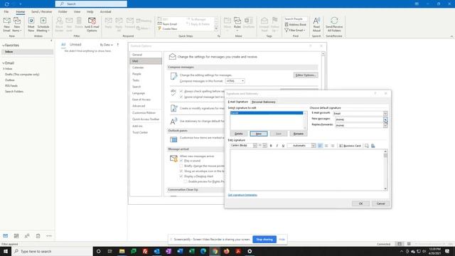 Instructions: Install Signatures, Outlook Client on Windows смотреть онлайн